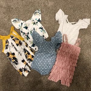 5 Piece Baby Boutique Outfits